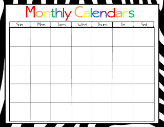 Blank Calendar Clipart There Is A Calendar For Each
