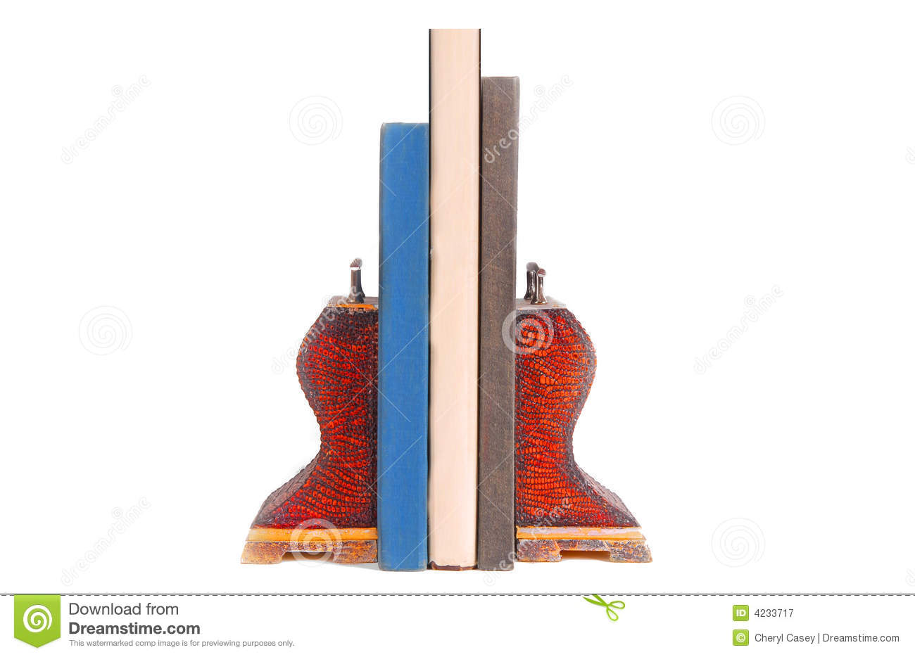 Books And Bookends Royalty Free Stock Photography   Image  4233717