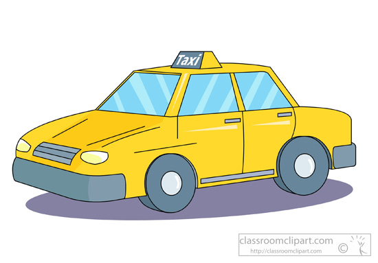 Car   Yellow Taxi Car   Classroom Clipart