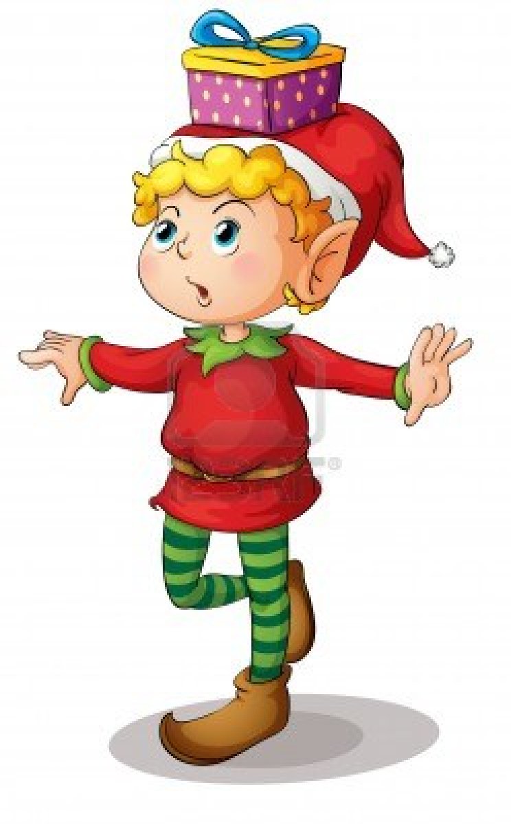 Christmas Elves Working Did You Know That Are A Clipart