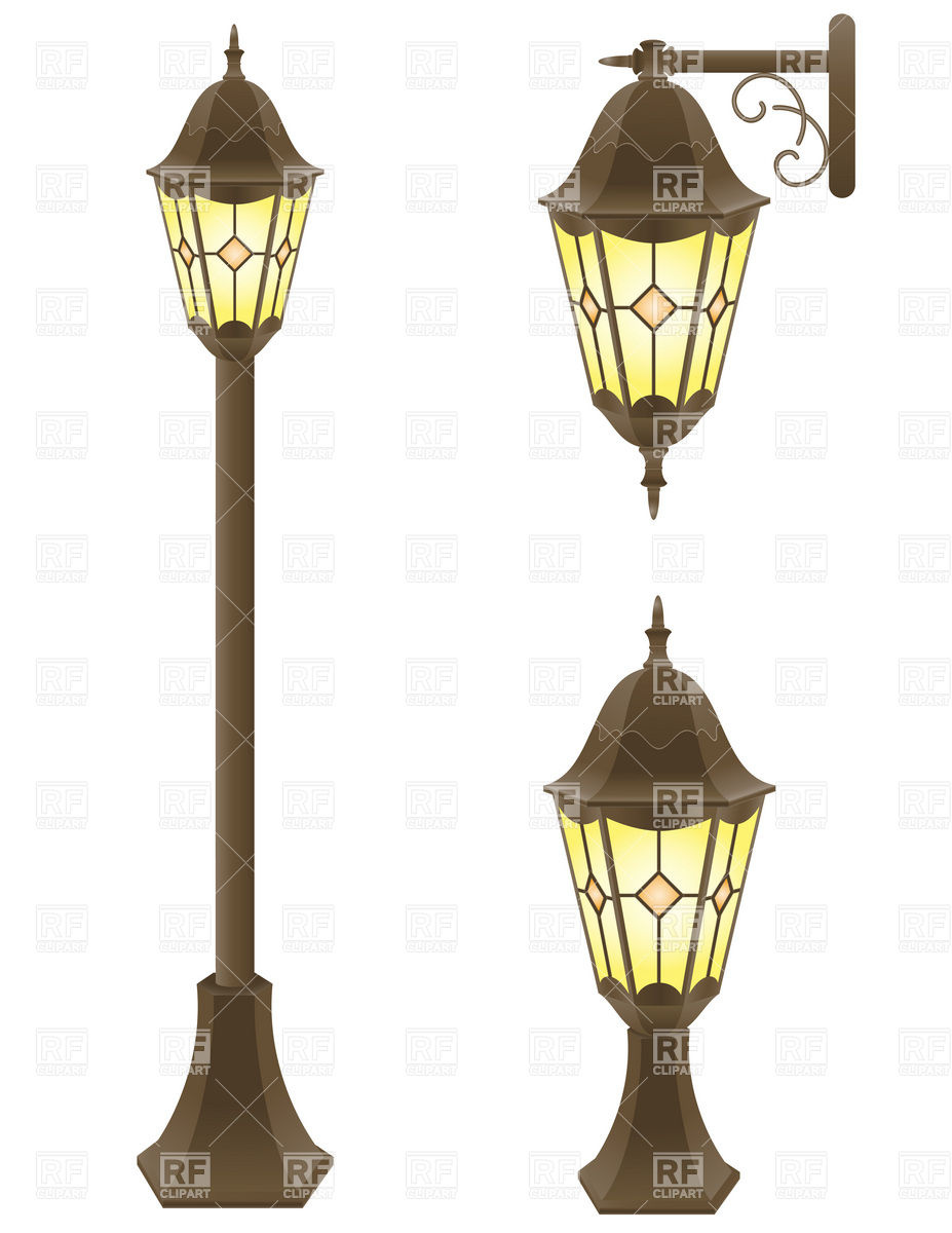 Displaying 16  Images For   Street Lamp Post Clip Art