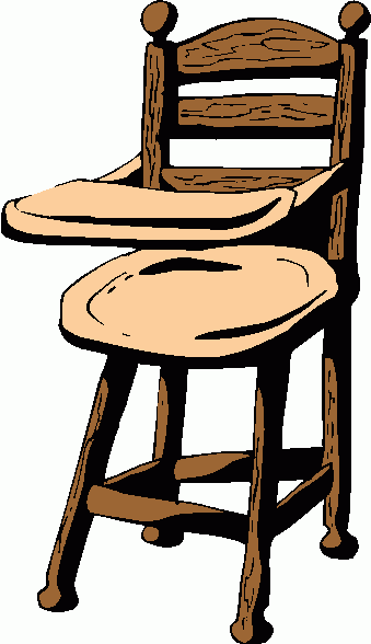 High Chair 1 Clipart   High Chair 1 Clip Art