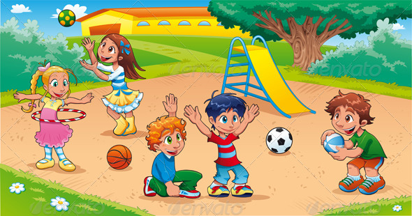 Kids Soccer Cartoon   Tinkytyler Org   Stock Photos   Graphics