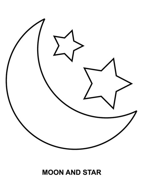 Moon Coloring Pages For Kids    Disney Coloring Pages