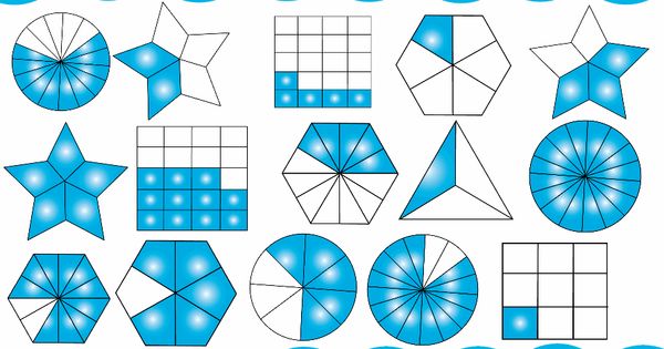 Over 100 Images  Clipart  Of Fraction Pieces To Use On Any Interactive