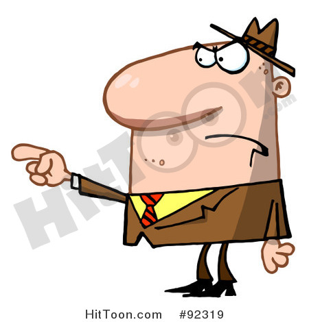 Person Pointing Clipart