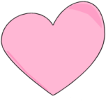 Pretty Pink Heart Clip Art Image   Pretty Pink Heart Clip Art With A    