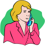 Receptionist Clipart 