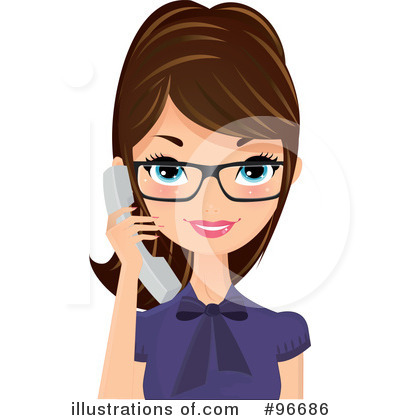 Receptionist Phone Clipart  Rf  Receptionist Clipart
