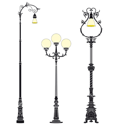 Street Lamps Vector By Mannaggia   Image  259049   Vectorstock