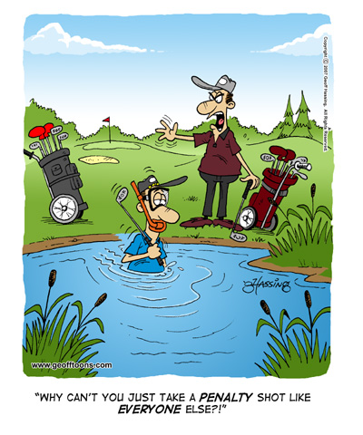 The Cartoons Of Geoff Hassing  Golf Cartoons