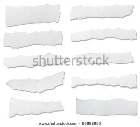 Torn Piece Of Paper Clipart Ripped Pieces Of Paper On