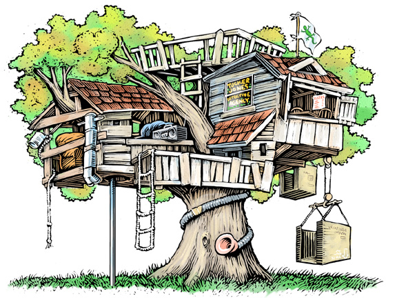 All Cliparts  Treehouse Clipart