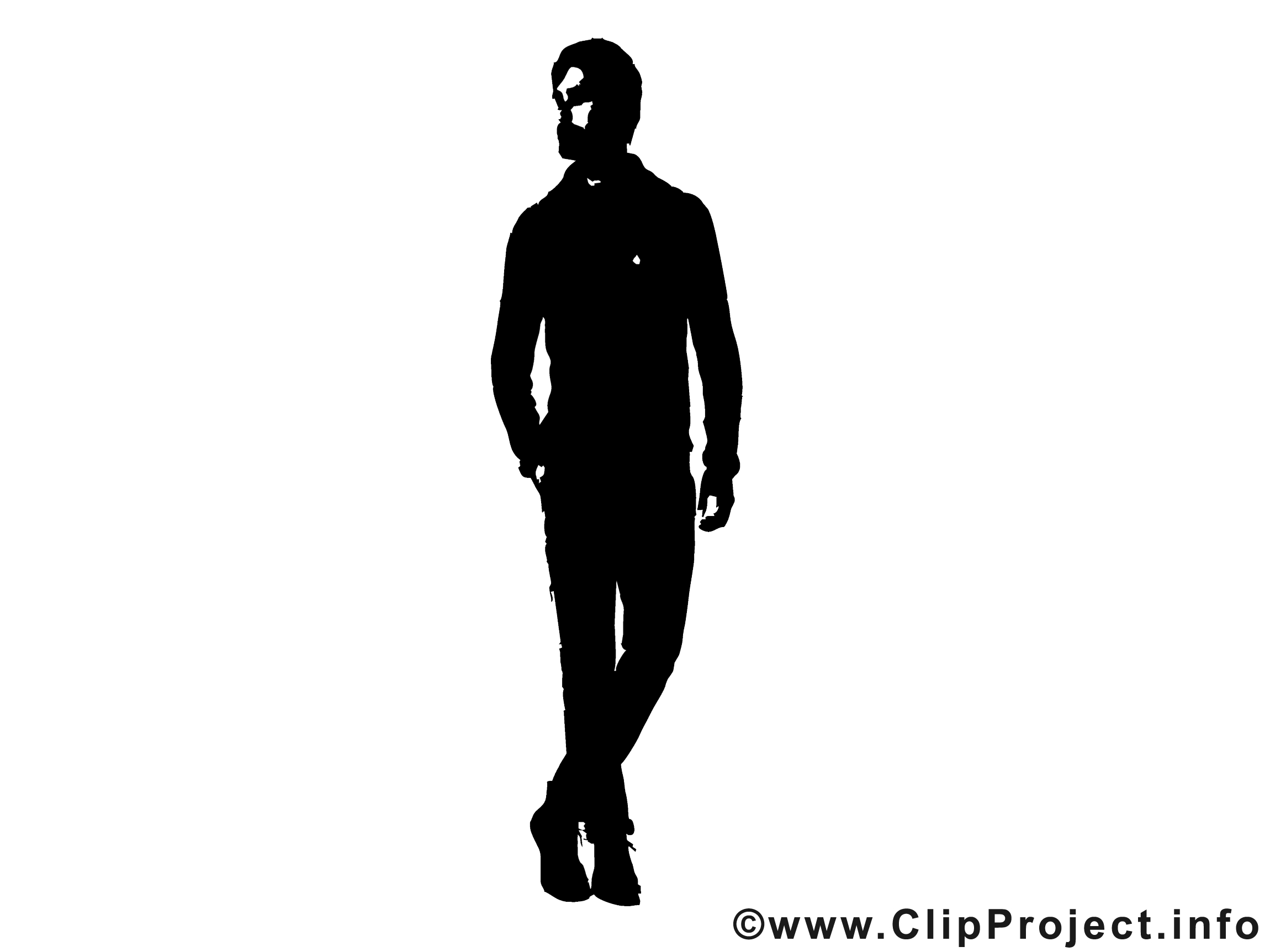 Bildtitel  Man Silhouette Model Clipart