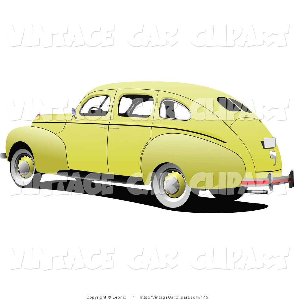 Car Driving Away Clipart Vintage Car Clipart   New