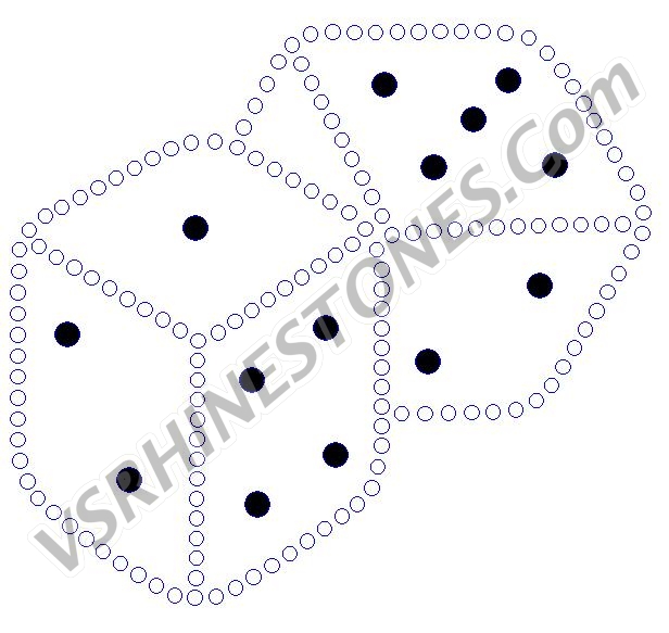 Dice Template With Dots Picture