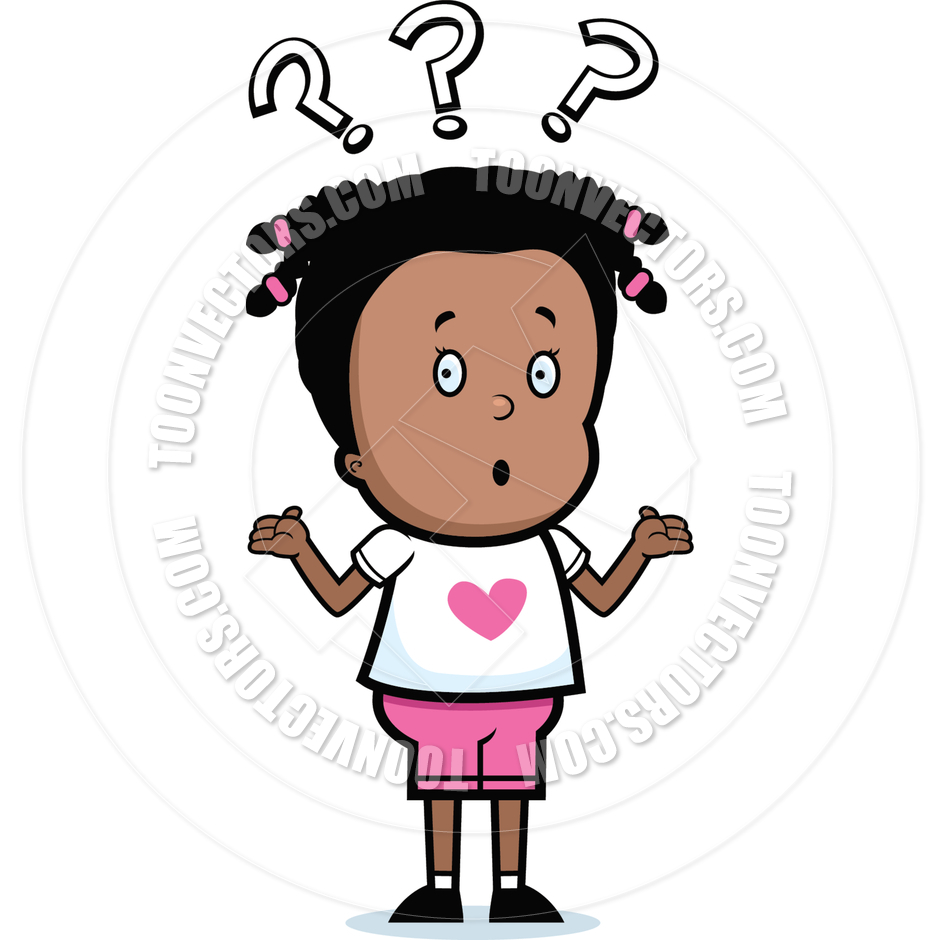 Girl Confused By Cory Thoman   Toon Vectors Eps  1649