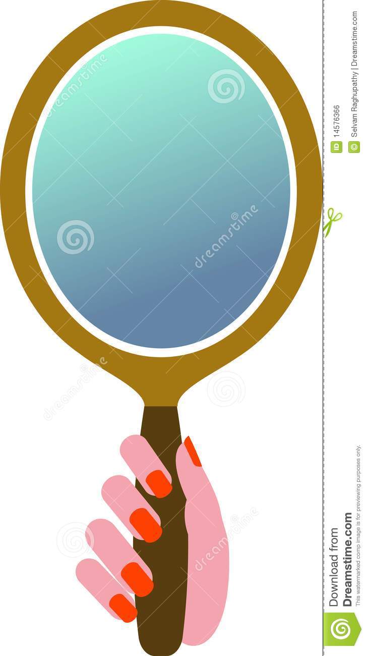 Hand Mirror Royalty Free Stock Image   Image  14576366