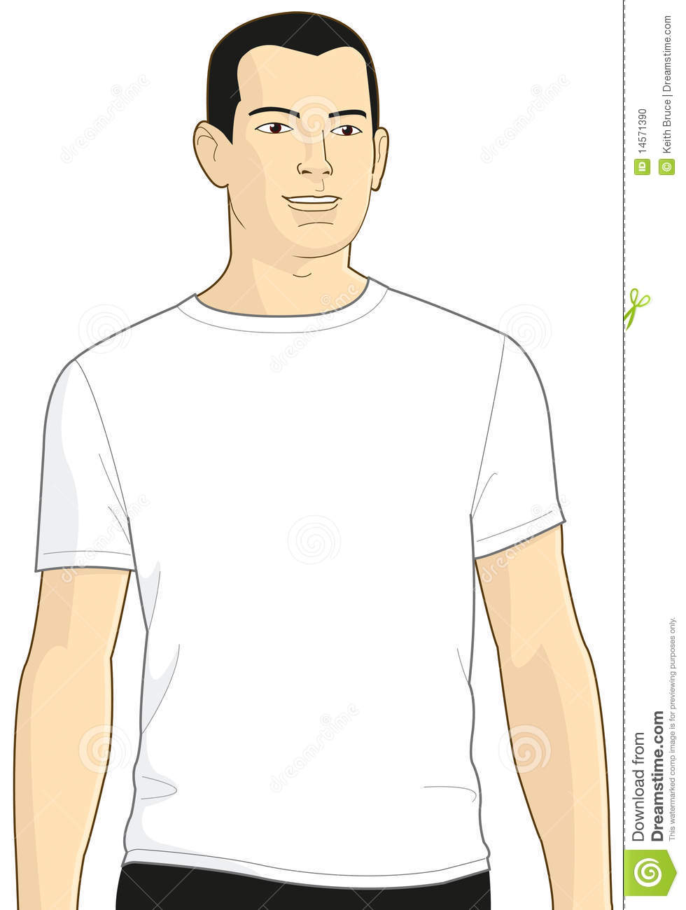 In Open White Space Clipping Path Included Asian Male Model Version