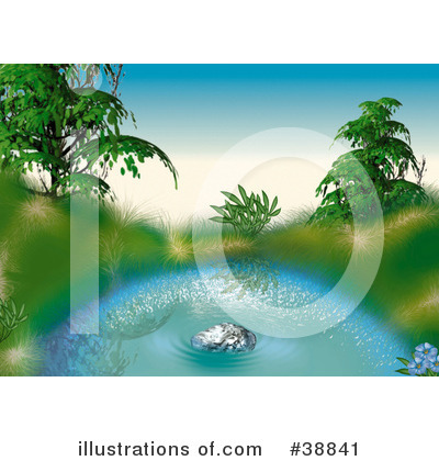 Pond Clipart  38841 By Dero   Royalty Free  Rf  Stock Illustrations