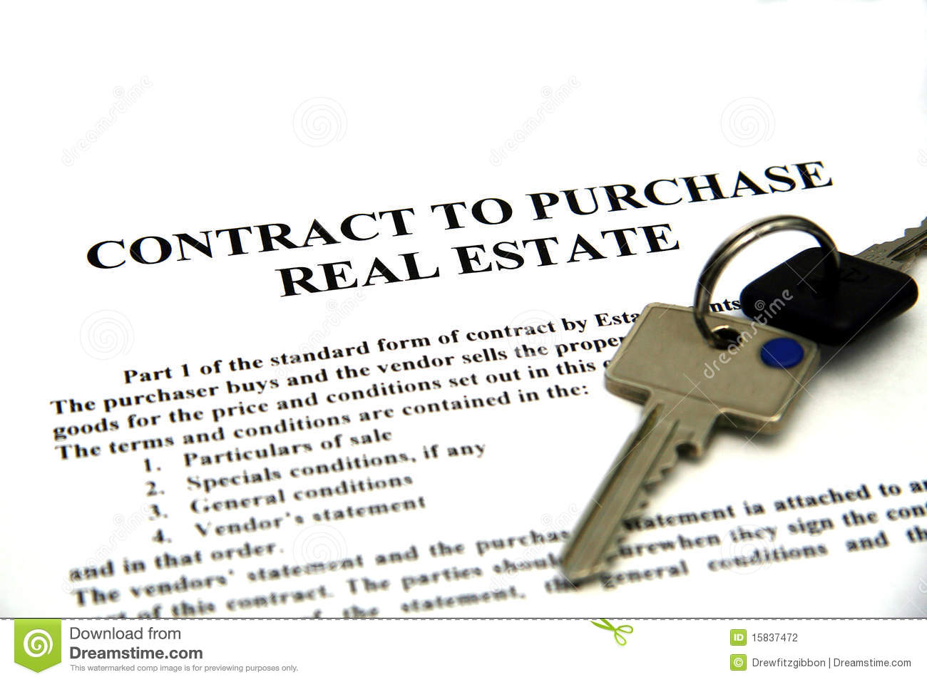 Real Estate Contract Stock Photography   Image  15837472