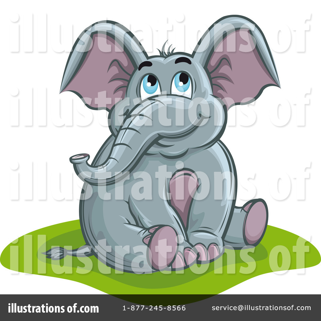 Royalty Free  Rf  Elephant Clipart Illustration By Seamartini Graphics