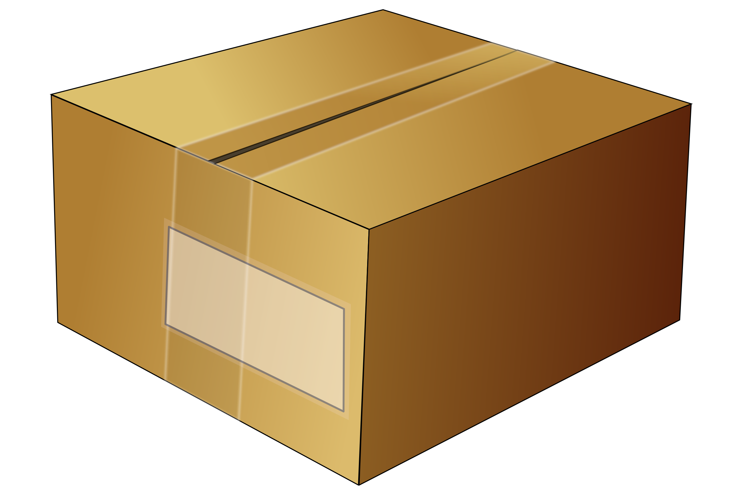 Simple Cardboard Box By Bogdanco