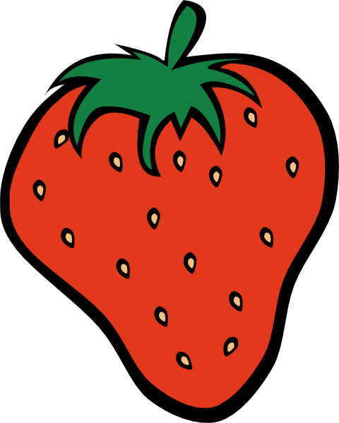 Strawberry 12 Clip Art At Clker Com   Vector Clip Art Online Royalty