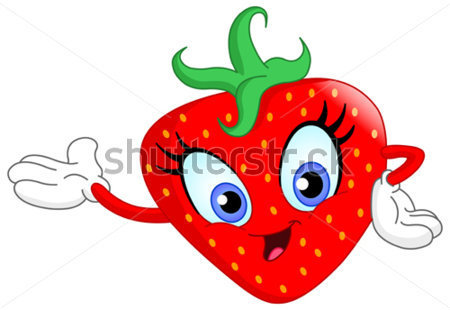 Tags Cartoon Food Fruit Red Strawberry Categories Fruit Vector Vector