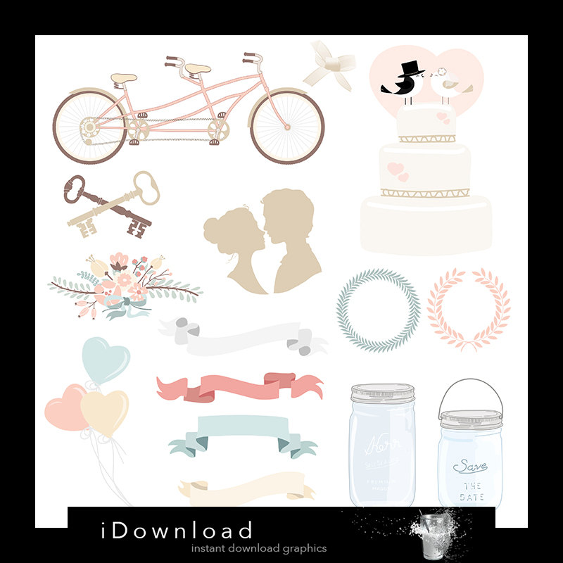 Wedding Clipart Invitation Clipart Save The Date By Idownload