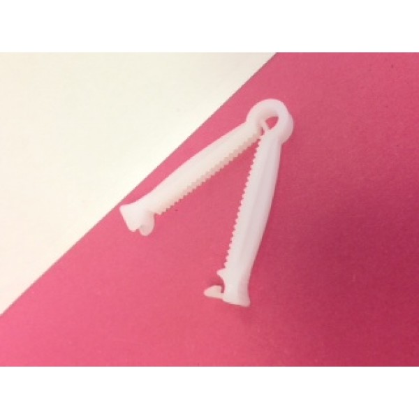 White Umbilical Cord Clip  Clamp For Reborn Baby