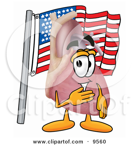 9560 Clipart Picture Of A Heart Organ Mascot Cartoon Character
