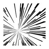 Abstract Speed Motion Black Lines Star Burst Royalty Free Stock Image