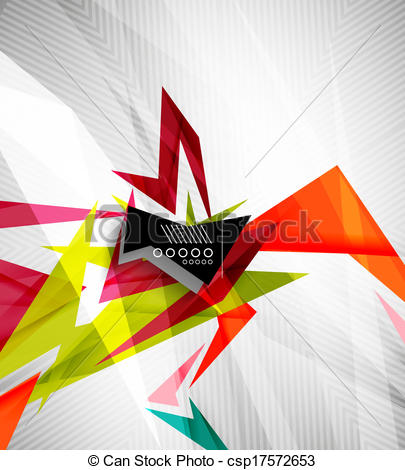 Clipart Vector Of Motion Geometric Shapes   Rapid Straight Lines For    