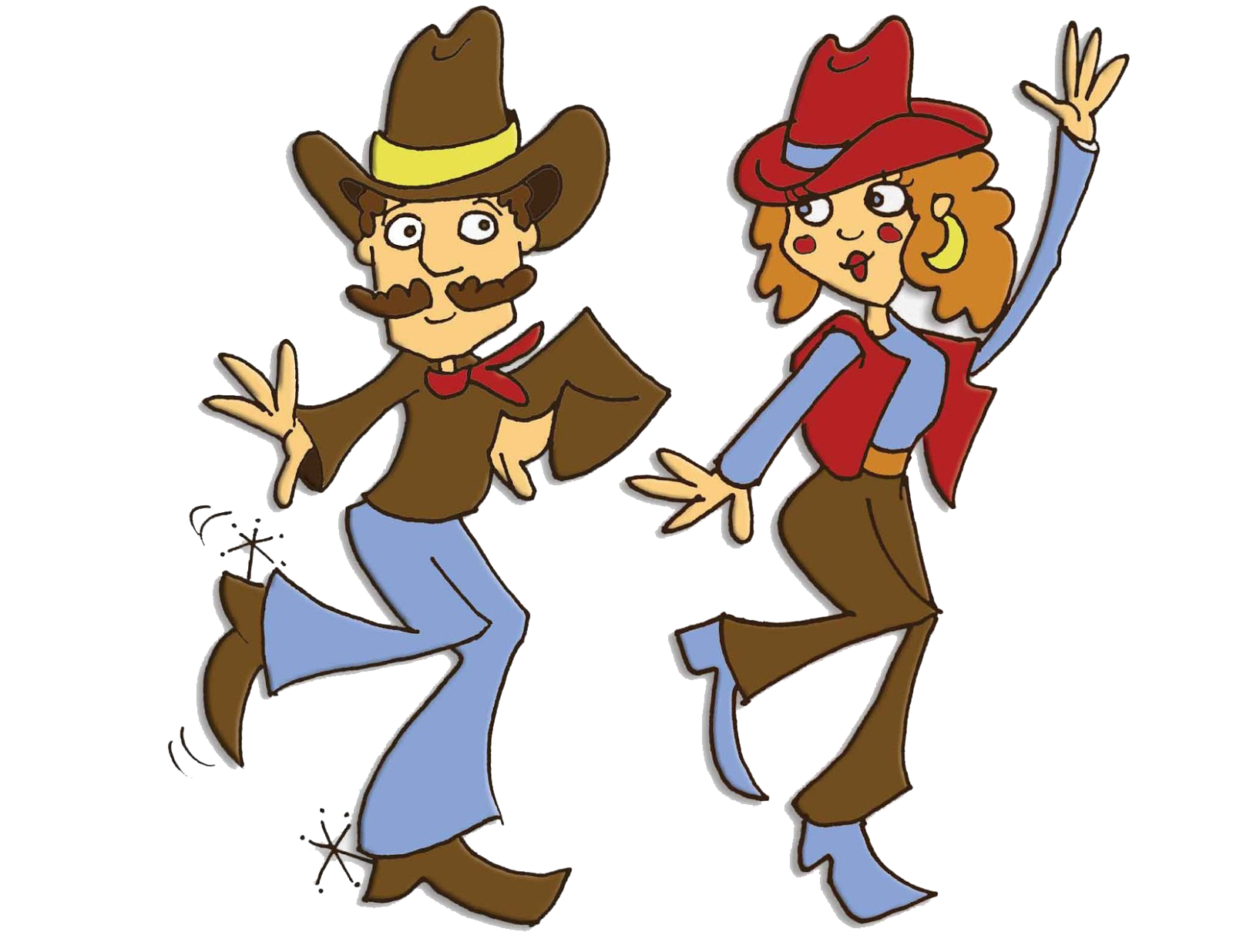 Country Line Dancing Clipart A Country Line Dance   Sheet