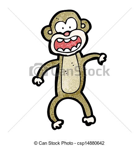 Crazy Monkey Clipart