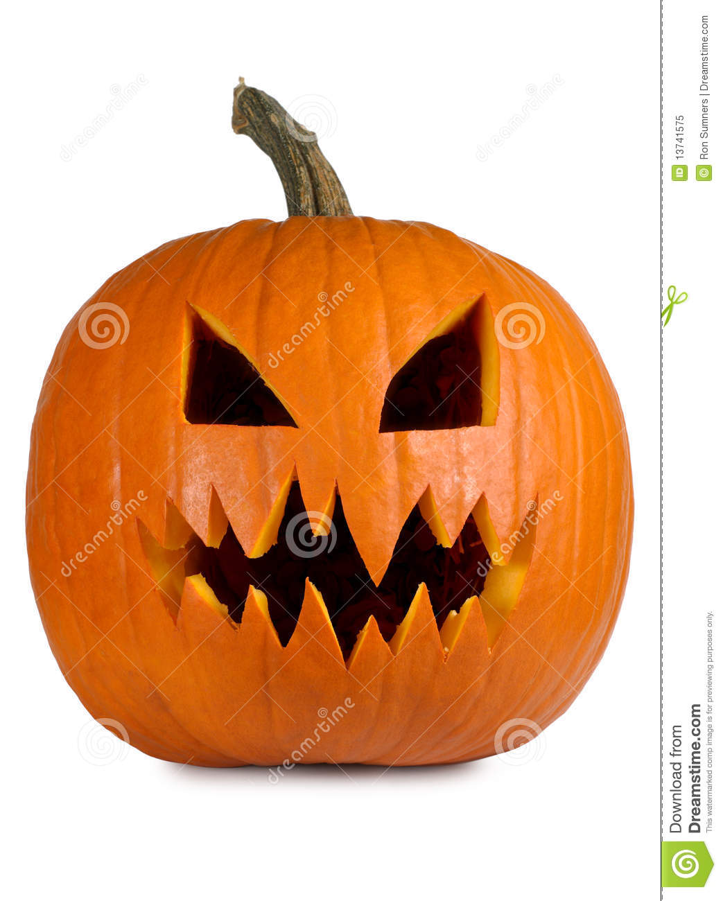 Evil Jackolantern Clipart Evil Pumpkin On White