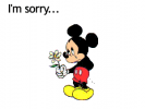 Keywords  I M Am Sorry Mickey Mouse Flower Tear Cry
