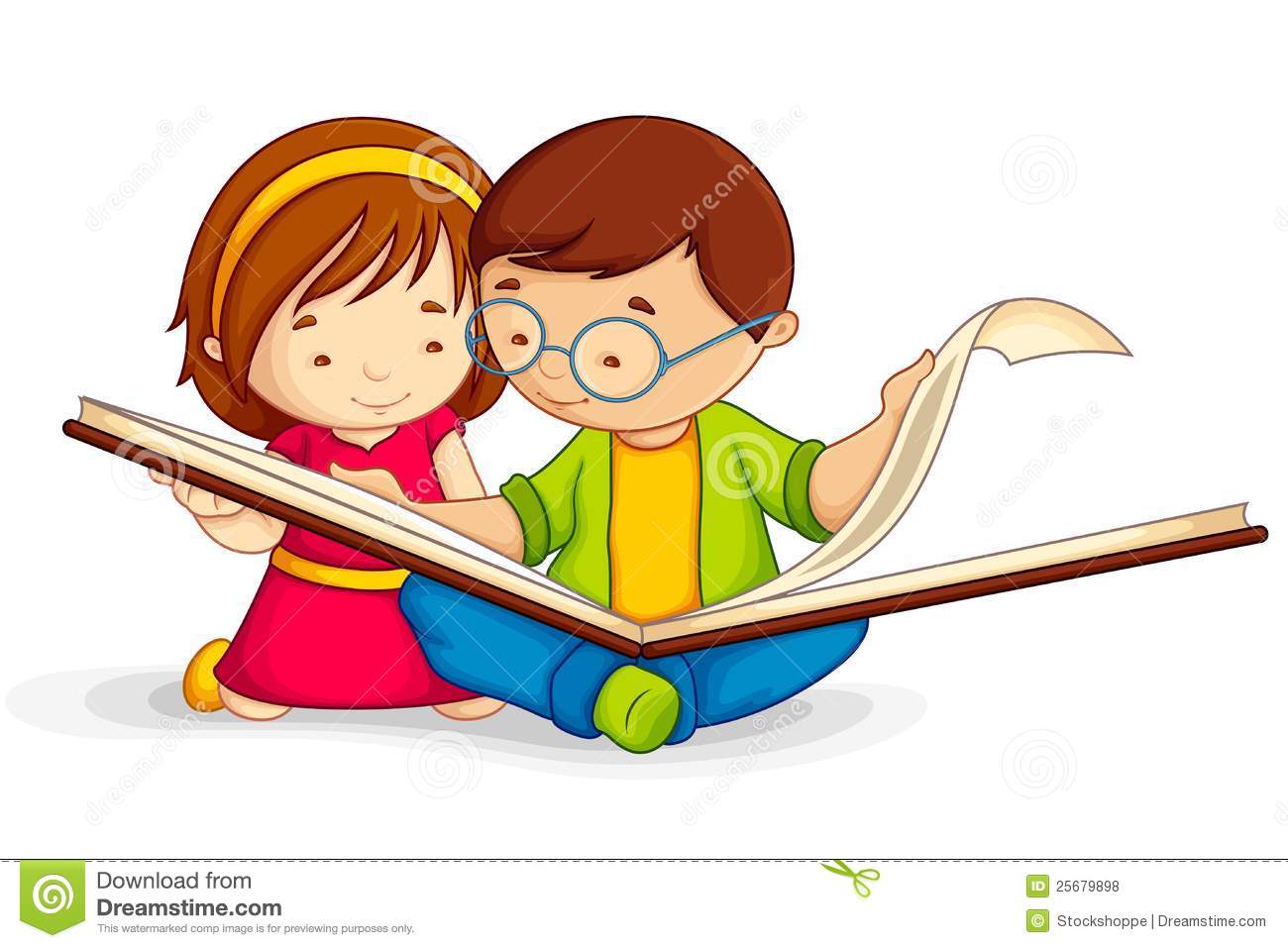Kid Reading Open Book Royalty Free Stock Photos   Image  25679898