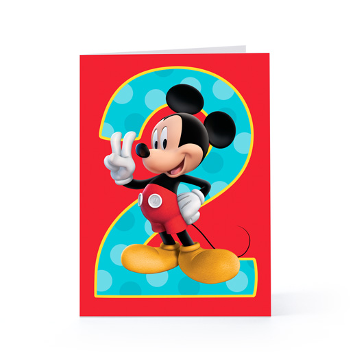 Mickey Mouse 2nd Birthday Clipart Happy 2nd Birthday Mickey