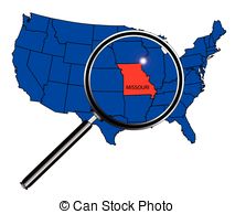 Missouri Map Vector Clipart And Illustrations
