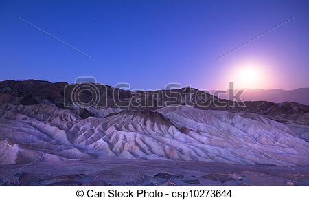 Photo Of Nightscape Death Valley   Moonlit Night Landscape From Death