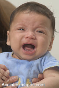 Stock Photo Of A Fussing Baby
