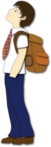 Student Clipart Image   Male Student