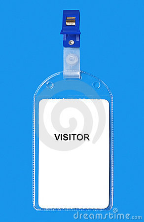 Visitor Badge Id Royalty Free Stock Photography   Image  13609977