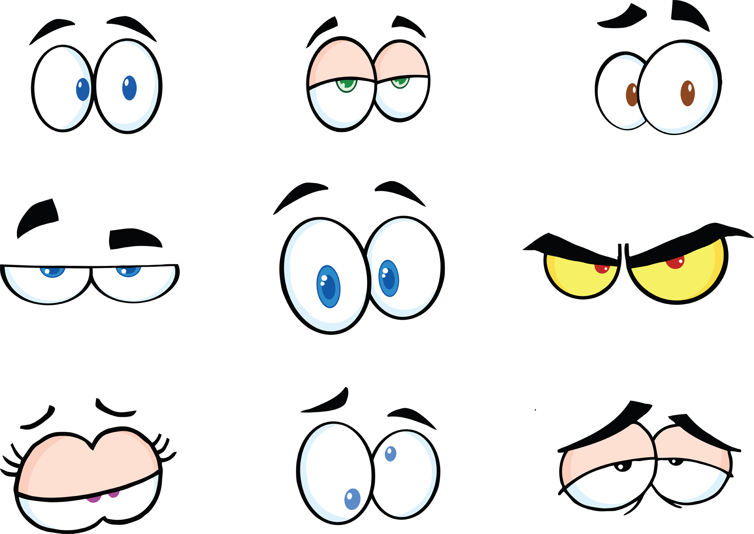 17 Funny Eyes Cartoon Free Cliparts That You Can Download To You