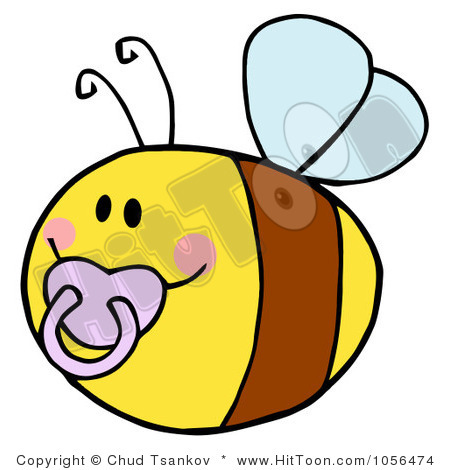Baby Bee Clip Art Bee Clipart  1056474  Pudgy