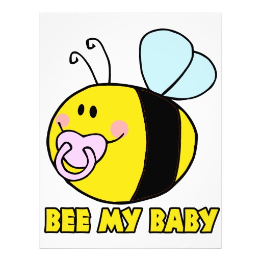 Bee My Baby Cute Baby Bumble Bee Flyer