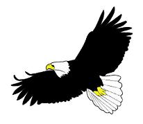 Eagle Clipart Black And White   Clipart Panda   Free Clipart Images