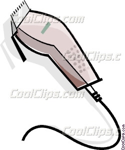 Electric Clippers Vector Clip Art